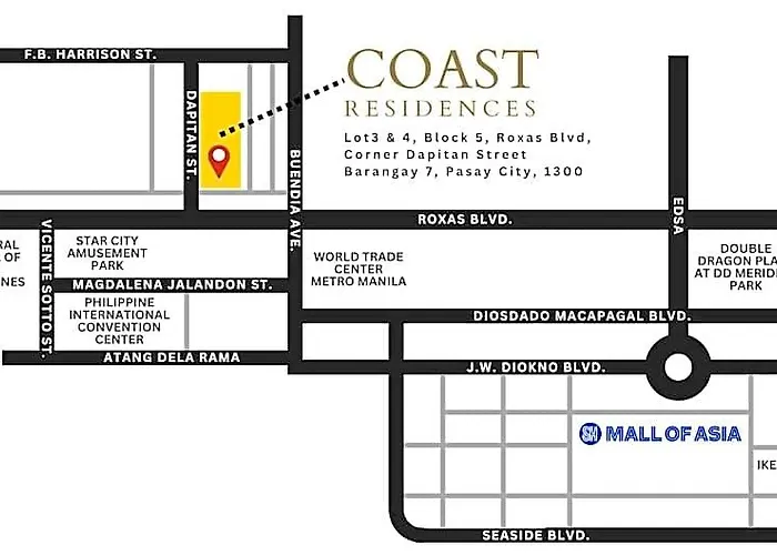 Smdc Coast Walking Distance Picc-balcony View Manila